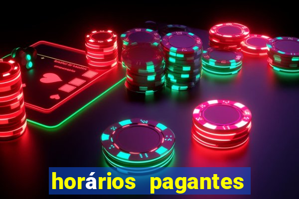 horários pagantes fortune tiger madrugada